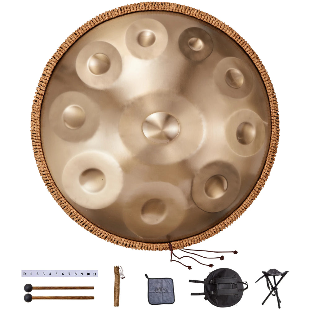 Handpan Ré mineur · Essentiel · 12 notes