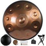 Handpan Ré mineur · Résonance · 17 notes / 440 Hz