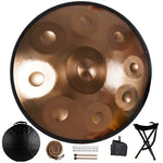 Handpan Ré mineur · Résonance · 17 notes / 440 Hz
