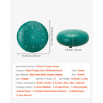 Steel Tongue Drum · 13 pouces