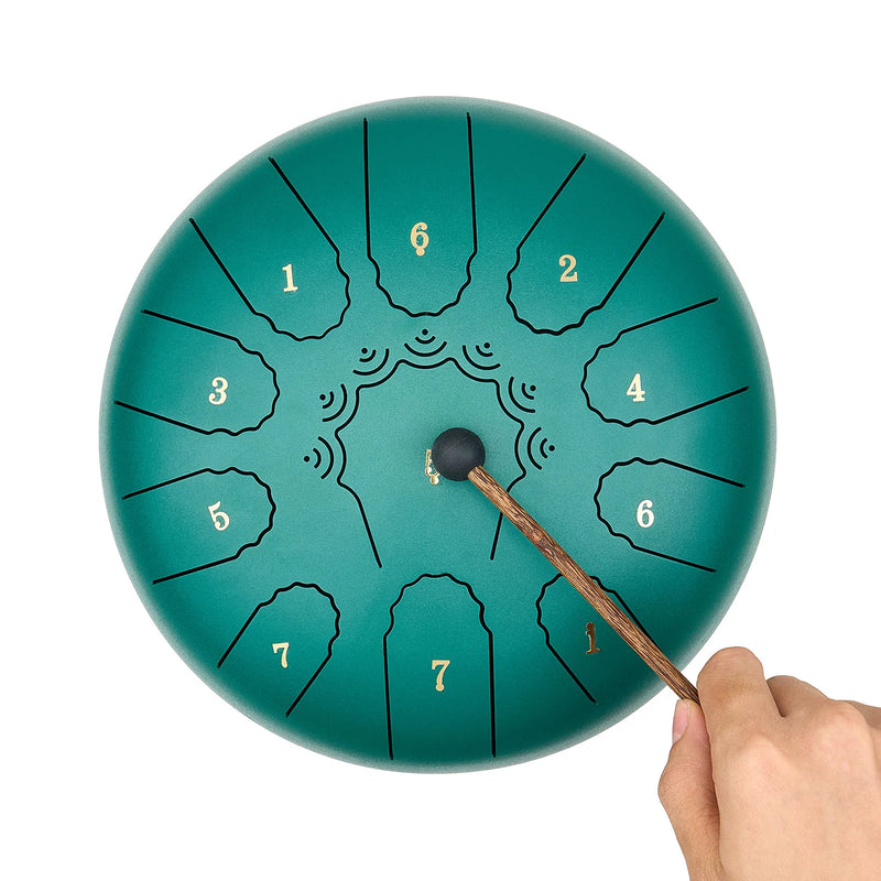 Steel Tongue Drum · 13 pouces