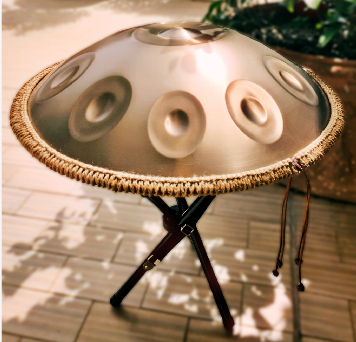 Photo d’un handpan transmise avec les avis, vue 1